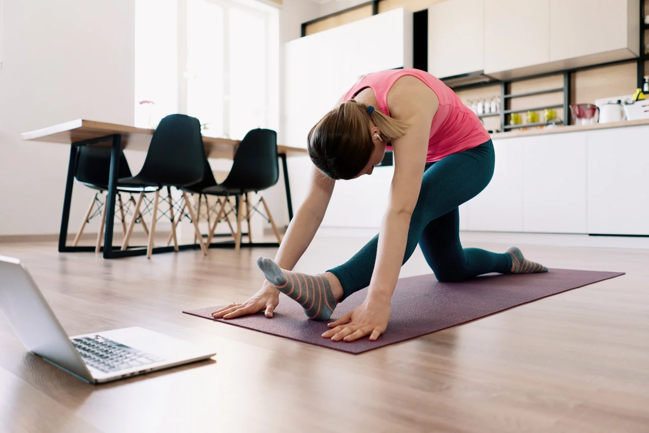 Aulas de PILATES para FAZER em CASA 